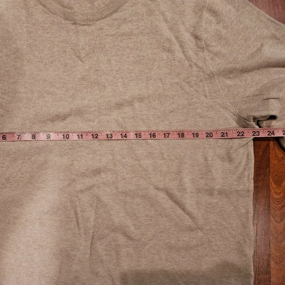 J. Crew Men's Crewneck Sweater in Beige/Tan